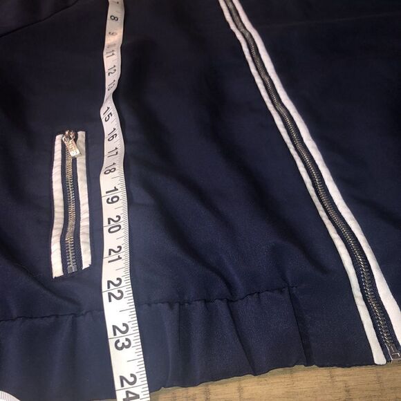 80s Style Zip Up Roller Skate 🛼 Lightweight Varsity Jacket 2 Secure Zip Pockets - Picture 14 of 17